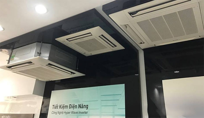 Điều hòa âm trần Panasonic 25.000BTU 1 chiều gas R410a S-25PU1H5/U-25PV1H5 đảo cánh rộng