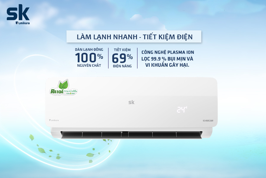 dàn lạnh đồng làm lạnh nhanh