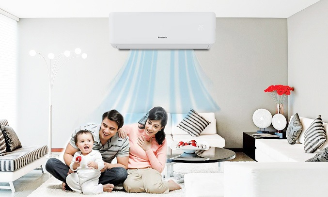 Máy lạnh Reetech RT24-DE-A/RC24-DE-A có chức năng lọc không khí