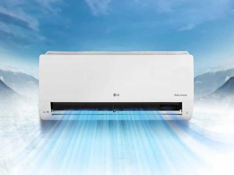 Máy lạnh LG Inverter 2 HP V18WIN1 2024 10 thiet ke trE1BABB trung nho gon