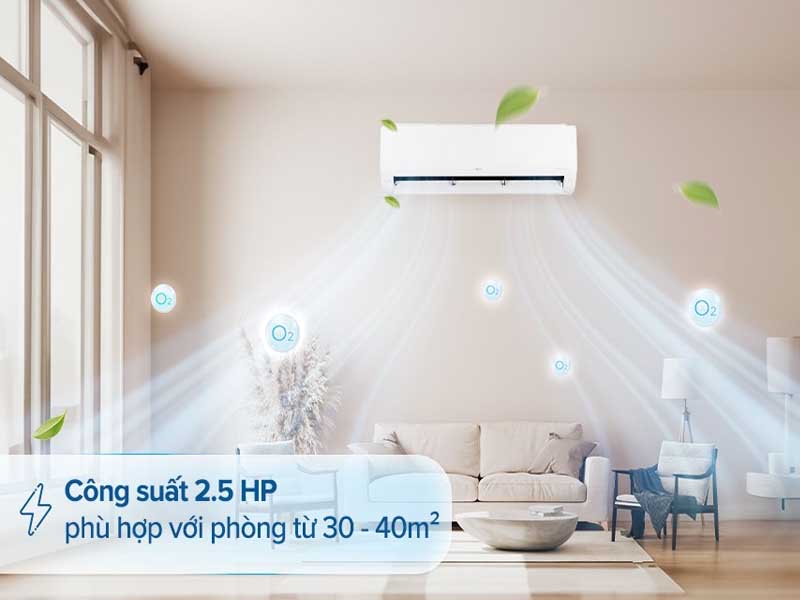 phu hop phong co dien tich 30 40m2