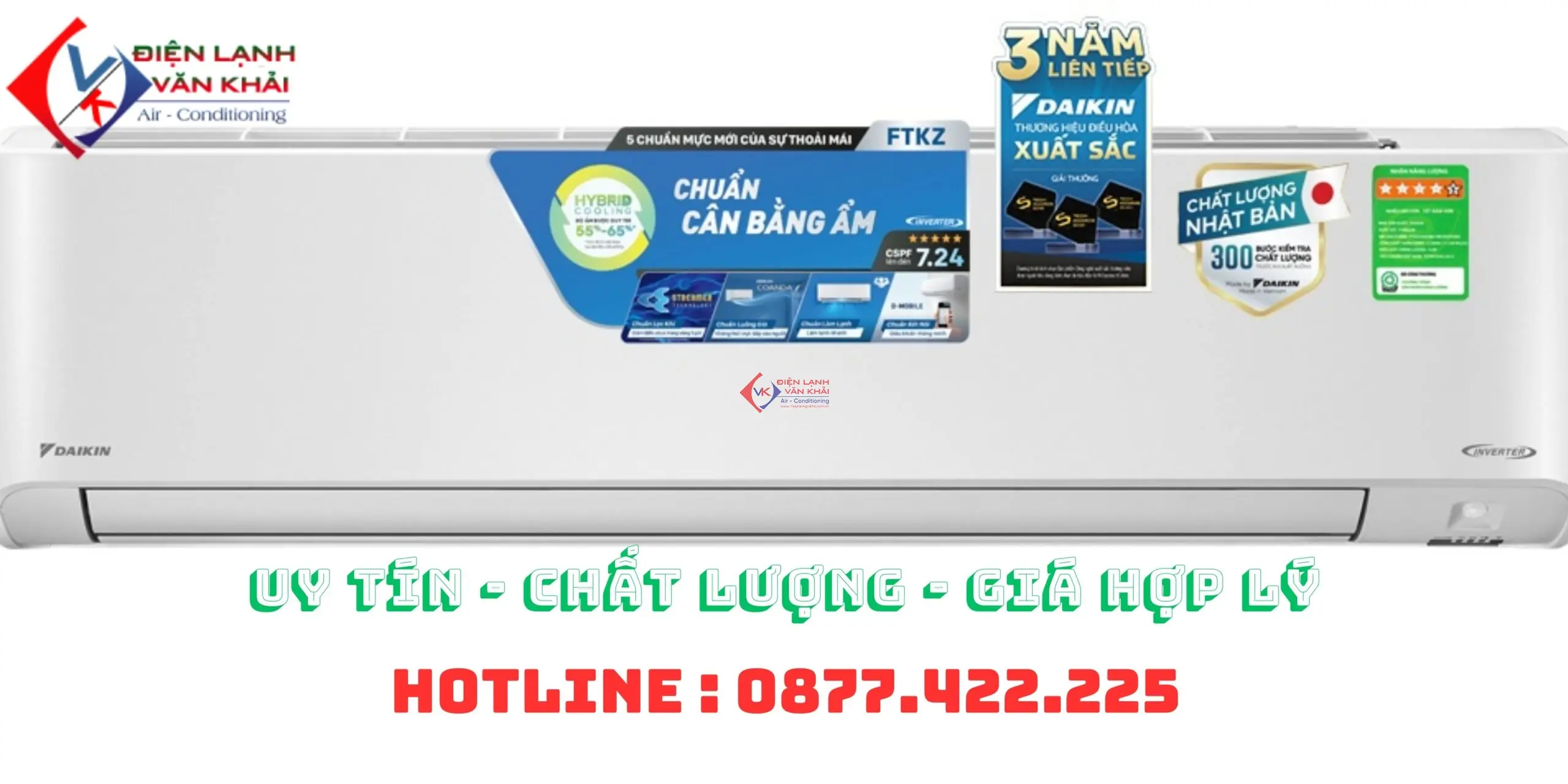 Máy Lạnh Daikin Inverter FTKB35ZVMV 1 5 Hp -Model 2025