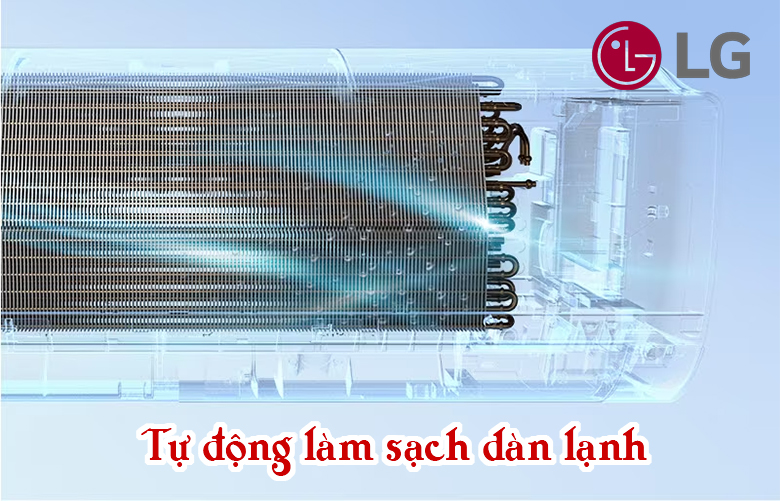 Chức năng làm sạch tiên tiến ngăn chặn sự hình thành của các vi khuẩn và nấm mốc trên dàn tản nhiệt