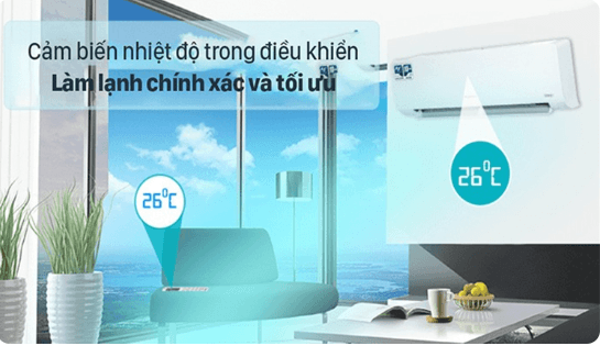 Máy lạnh Nagakawa sở hữu nhiều chế độ thông minh