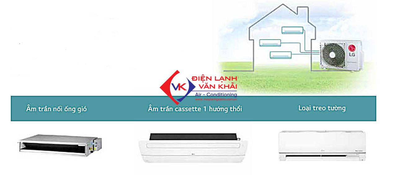 Dàn lạnh âm trần Multi LG Inverter 2.0 HP (2 Ngựa) AMNQ18GTTA0/PT-UAHW0