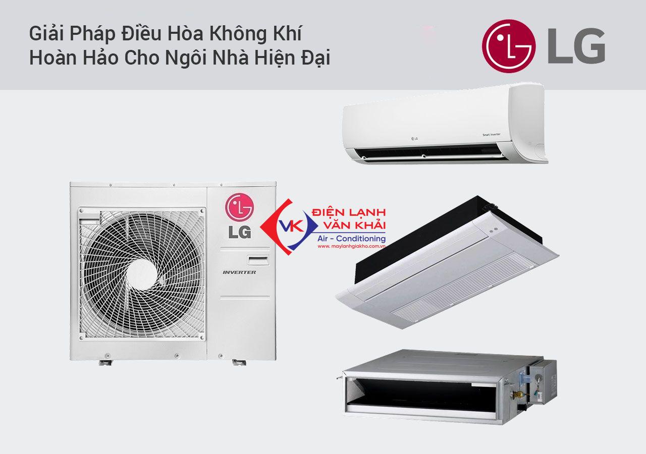 Dàn lạnh âm trần nối ống gió multi LG 2.0 HP AMNQ18GL2A0 Inverter 12 Dàn lạnh âm trần nối ống gió multi LG 2.5 HP AMNQ24GL3A0 Inverter