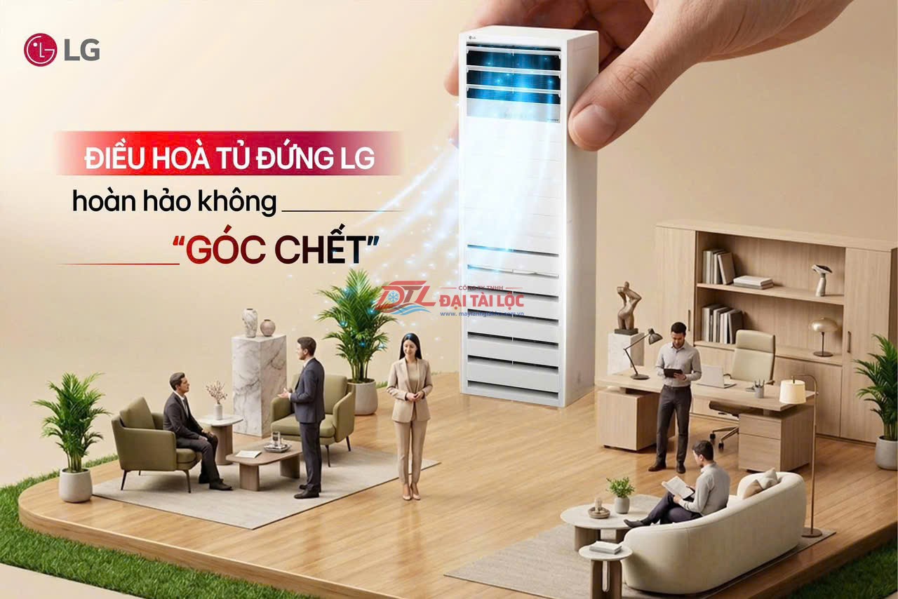 Máy Lạnh Tủ Đứng LG 3 Hp ZUUQ30GV1.EWGHEVH/ZPNQ30GT3A1 1PHA 5 Máy Lạnh Tủ Đứng LG 3 Hp ZUUQ30GV1.EWGHEVH/ZPNQ30GT3A1 1PHA